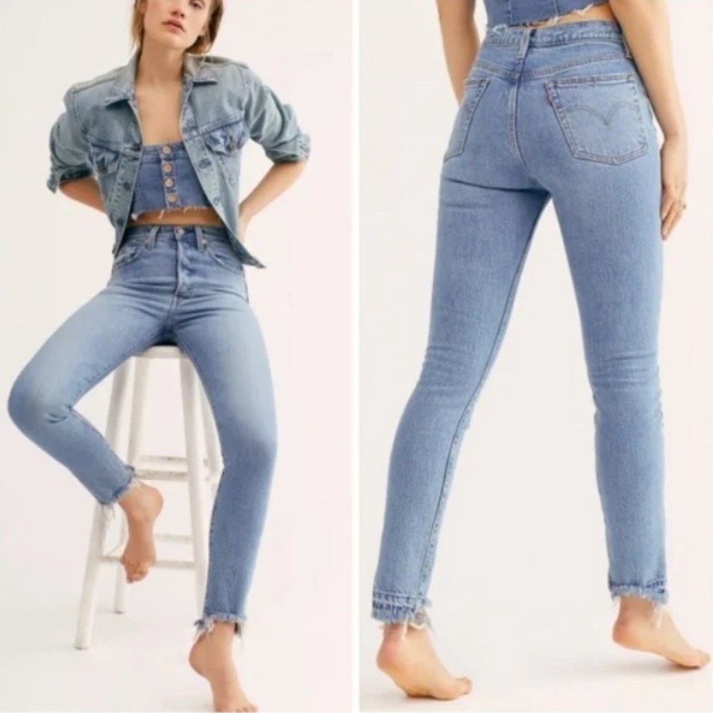 Levi’s 501 Skinny Jeans Blue Mark 26 x 28